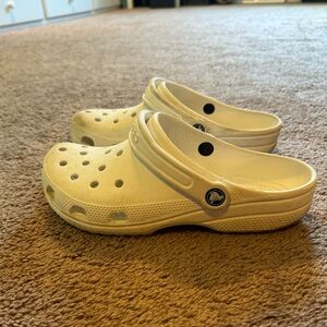 Women’s size 9 White Crocs